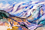 'In the mountains'