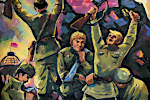 'Victory', gouache, Svirsk, 2010