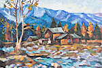 'Village in the mountains'