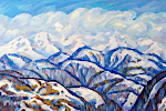 'Quaisa', 60 x 110 cm, oil on canvas, Vladikavkaz, 2014