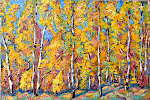 'Autumn', 60 x 40 cm, oil on canvas, Svirsk, 2000