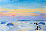 'Winter, evening'