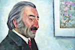 'Портрет художника Котаева Г.С.', 87 x 65, х.м., г. Владикавказ, 2011 г.