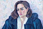 'Загрустилось', 80 x 60, х.м., г. Свирск, 2000 г.